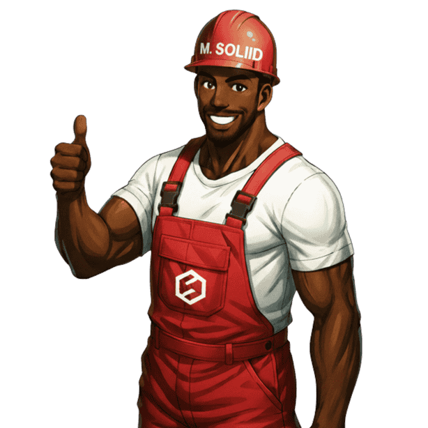 M.SOLIID - Mascotte expert en parpaings